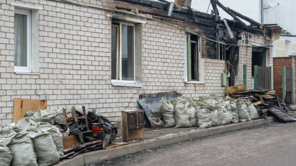 Professional Fire Damage Removal technician working in Waverly, VA